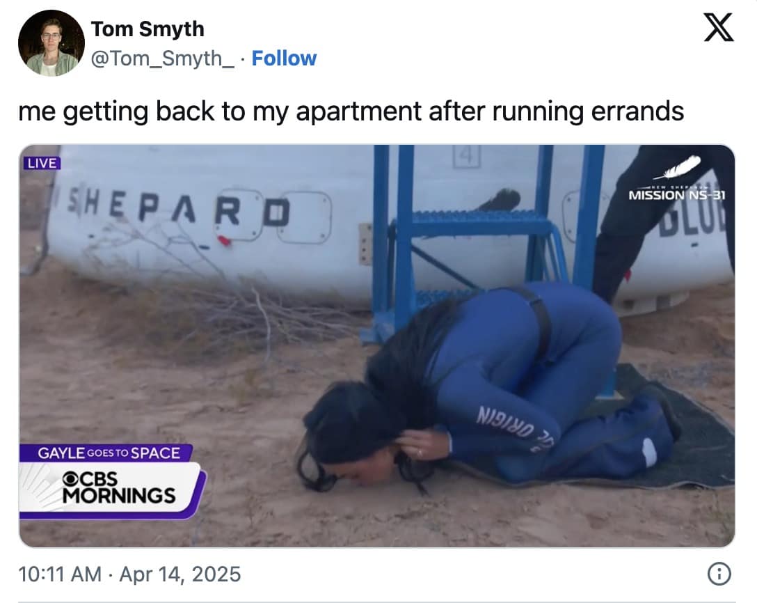 katy perry space memes, blue origin memes, celebrity memes, space travel memes, Jeff Bezos memes, famous people humor, star memes, celebrity jokes, astronaut jokes, rocket humor, space adventure memes, billionaire humor, Amazon founder memes, rich people satire, katy perry in space, katy perry space travel, gayle in space