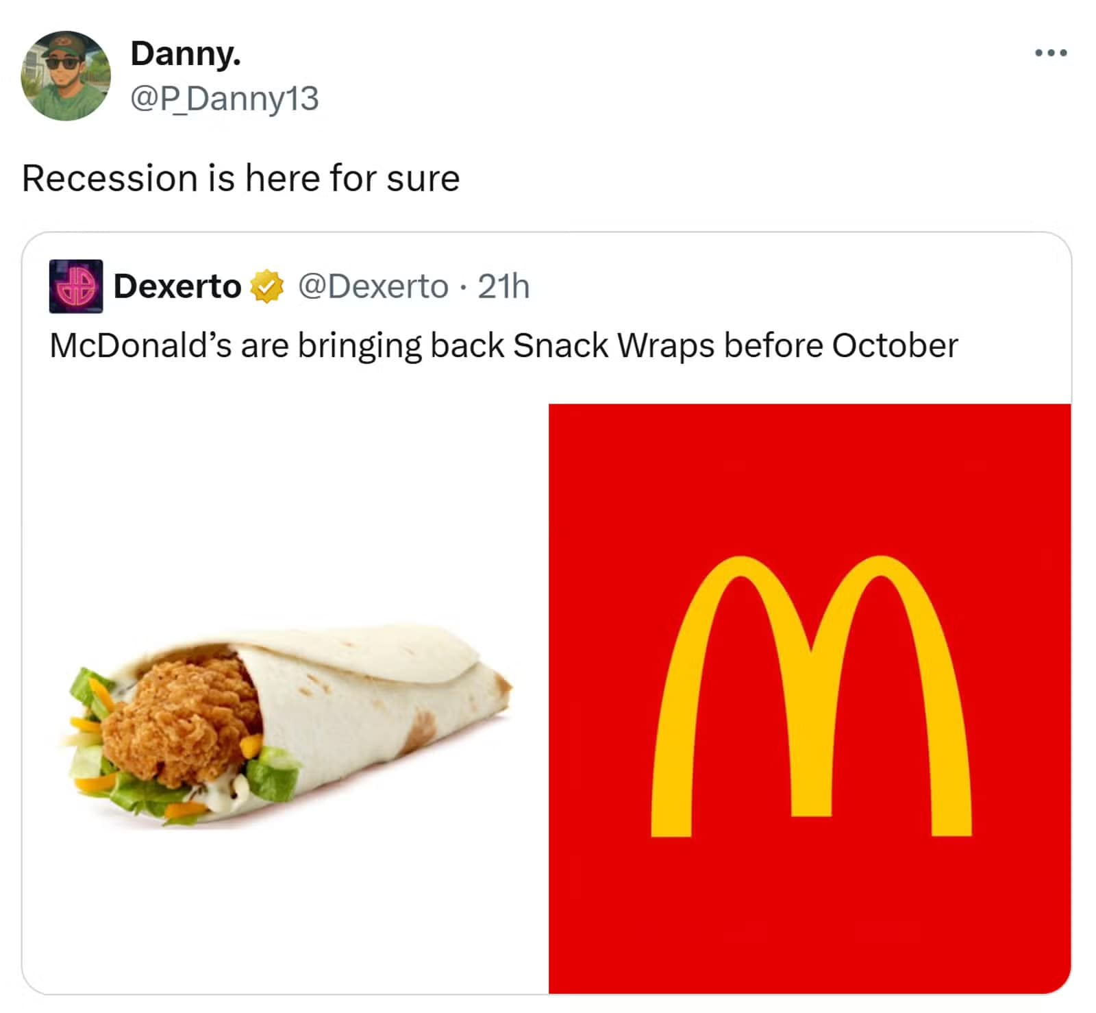 mcdonalds snack wrap memes, mcdonalds snack wrap coming back, mcdonalds memes, junk food jokes, snack wrap return, snack wrap launch, snack wrap relaunch, mcdonalds menu changes, new mcdonalds items, mcdonalds product comeback