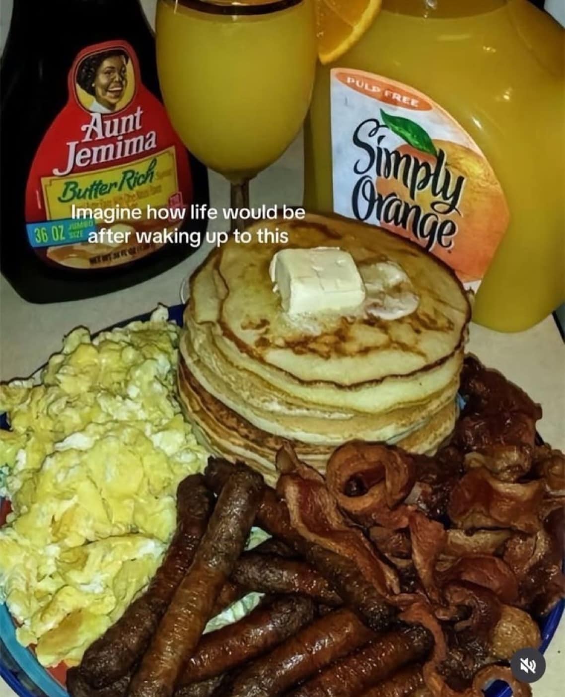 Aunt Jemima Butter Rich. Imagine how life would be 36 07 a after waking up to this Grange Simply