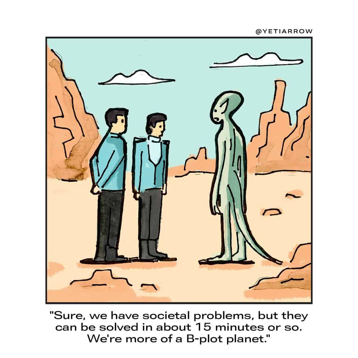 single panel comics, yetiarrow, funny online web comics, one frame comics, minimalist cartoons, gag panels, web comics, digital strips, online funnies, cartoon humor, comic jokes, punchline art, comic strip laughs, daily panel gags, quick comic bites