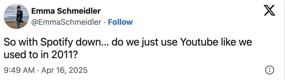 spotify crash memes, spotify outage memes, spotify down memes, music app memes, app crash memes, streaming memes, playlist humor, music streaming jokes, song app memes, software outage jokes, app downtime humor, tech fail memes, online music humor, subscription service jokes, playlist disaster memes, spotify outage