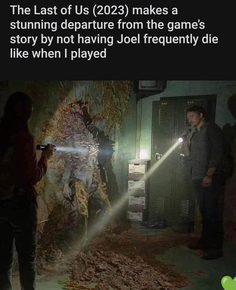 the last of us memes, tlou memes, memes, hbo tlou memes, last of us jokes, naughty dog memes, cordyceps jokes, hbo memes, streaming memes, prestige tv jokes, pedro pascal memes, joel memes, mandalorian dad jokes