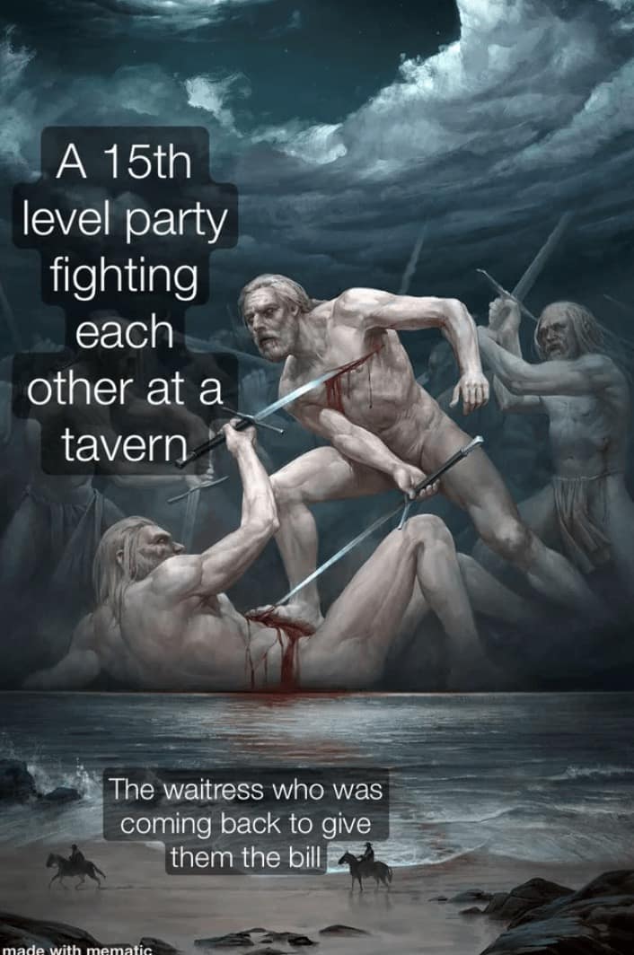 dnd memes, d&d memes, dungeons & dragons, dungeons and dragons memes, tabletop memes, rpg jokes, dnd memes funny, d&d memes funny, funny dnd memes, funny d&d memes