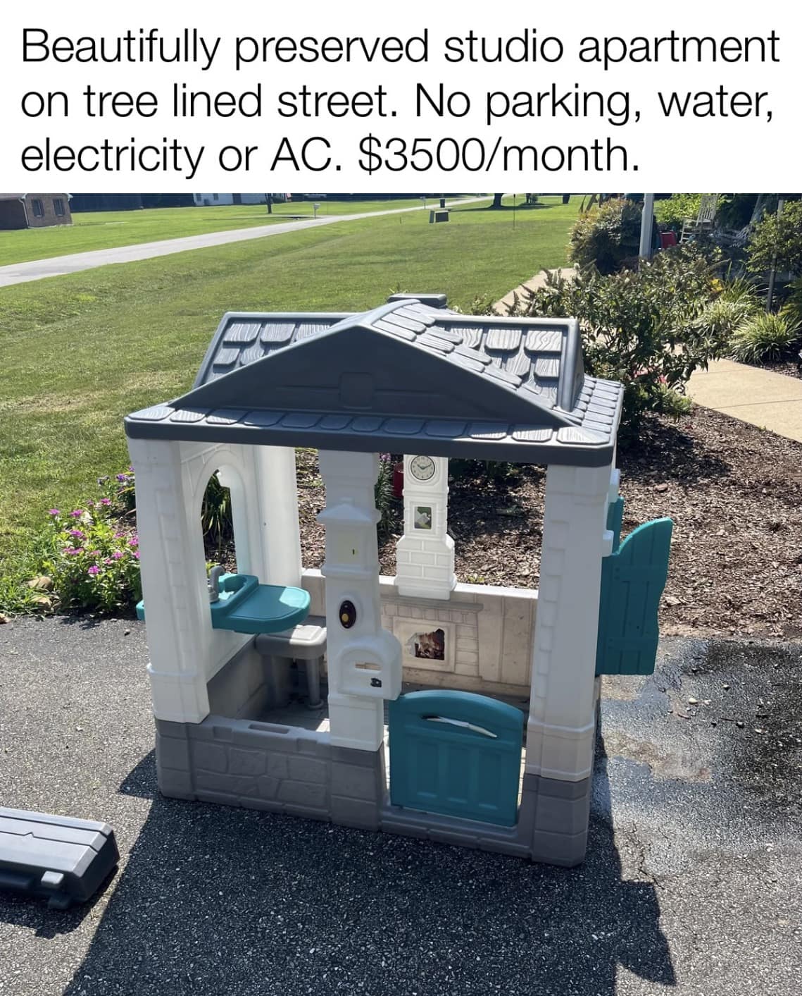 Beautifully preserved studio apartment on tree lined street. No parking, water, electricity or AC. $3500/month.