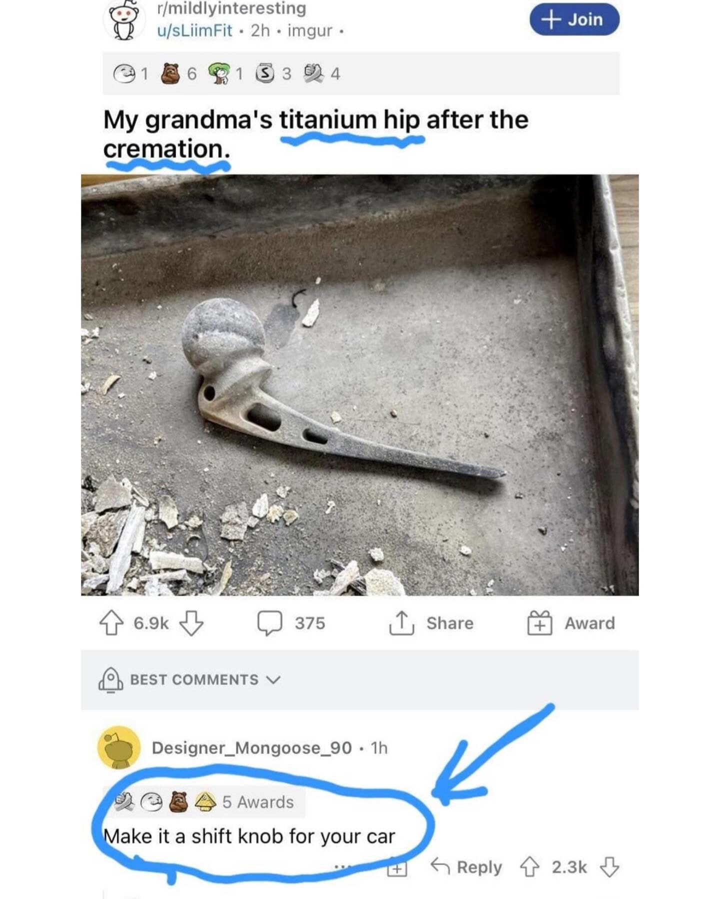 Make it a shift knob for your car ← Re