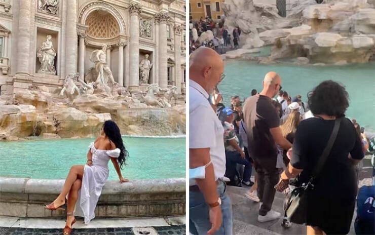 instagram vs reality, IG vs real life, vacation memes, online bloopers, influencer fails