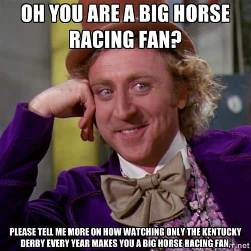 kentucky derby memes, horse racing memes, derby day memes, funny horse memes, Churchill Downs jokes, race-day memes, thoroughbred memes, jockey memes, mint julep memes