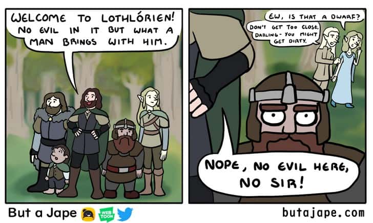 lotr comics, lord of the rings comics, LOTR memes, Tolkien, Middle-earth comics, fantasy comics, hobbit jokes, ring memes, elf humor, wizard cartoons, LOTR funnies, Shire memes, Gandalf jokes