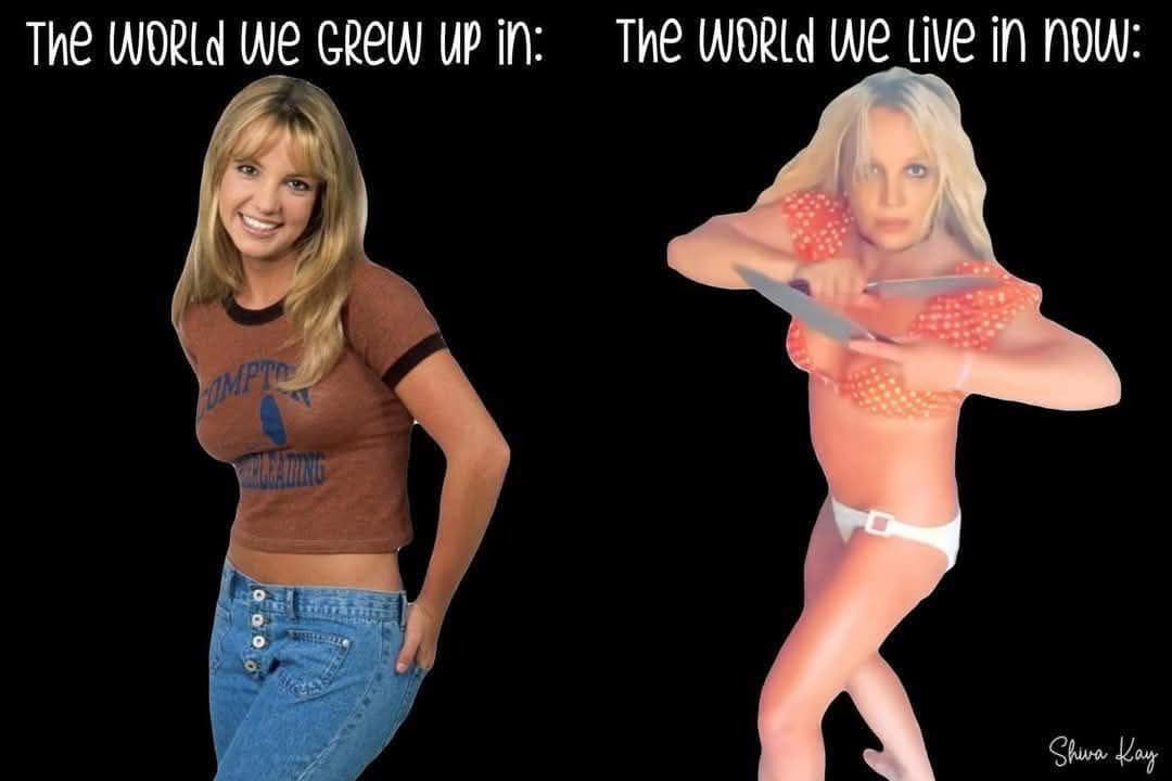 The WORLd We GReW UP in: The woRld we live in now: