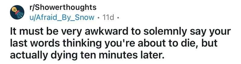 funny shower thoughts, shower thoughts, absurd humor, accidental comedy, mind-blowing thoughts, shower thoughts reddit, existential musings, ridiculous questions, accidental genius, shower humor, absurd questions, existential dread