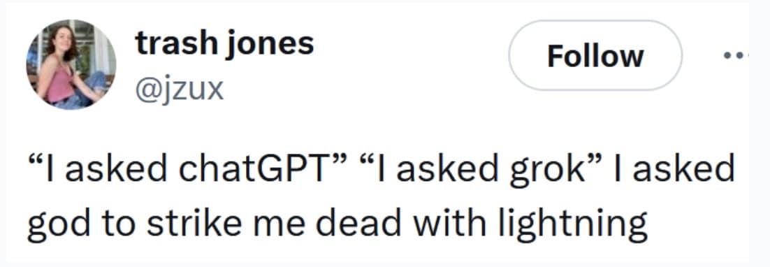 I asked chatgpt i saked grok memes, i asked chat gpt memes, i asked grok memes, ai memes, chatbot memes, language model memes, chatgpt jokes, llm humor, generative ai memes, grok memes, ai parody, social media meme trends