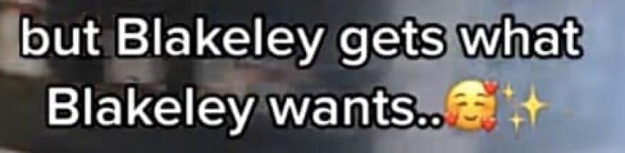 but Blakeley gets what Blakeley wants..