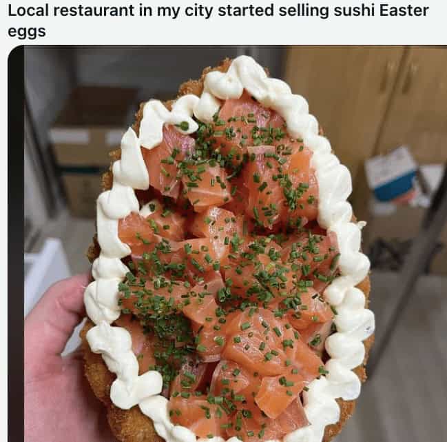 cursed sushi, cursed food, sushi memes, sushi fails, sushi combinations, funny sushi pictures, sushi humor, bizarre sushi, sushi lovers, sushi nightmares, sushi creations, sushi rolls, sushi pizza, sushi burgers, sushi tacos, meme dump, hilarious memes, food crimes, sushi disasters