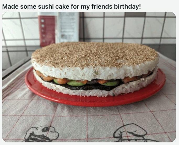 cursed sushi, cursed food, sushi memes, sushi fails, sushi combinations, funny sushi pictures, sushi humor, bizarre sushi, sushi lovers, sushi nightmares, sushi creations, sushi rolls, sushi pizza, sushi burgers, sushi tacos, meme dump, hilarious memes, food crimes, sushi disasters