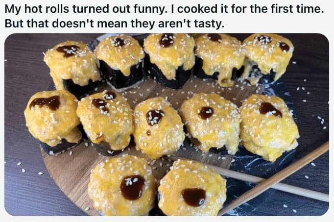 cursed sushi, cursed food, sushi memes, sushi fails, sushi combinations, funny sushi pictures, sushi humor, bizarre sushi, sushi lovers, sushi nightmares, sushi creations, sushi rolls, sushi pizza, sushi burgers, sushi tacos, meme dump, hilarious memes, food crimes, sushi disasters