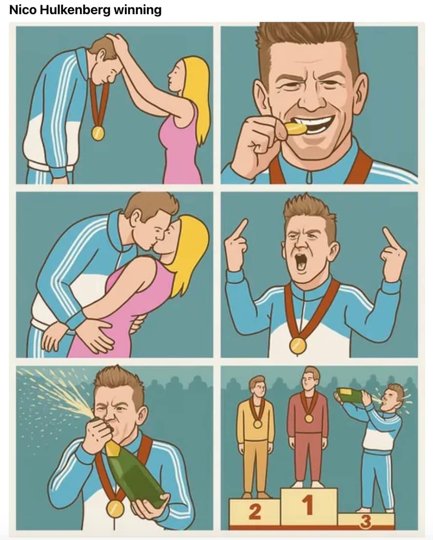 f1 memes, formula 1 memes, racing memes, motorsport memes, funny F1 jokes, grand prix memes, British GP memes, podium memes, Nico Hulkenberg memes, Max Verstappen memes, Brad Pitt racing memes, pit stop memes, grid memes, race day jokes, circuit humor, qualifying memes, tyre memes, DRS memes, paddock memes, championship memes, f1 movie memes