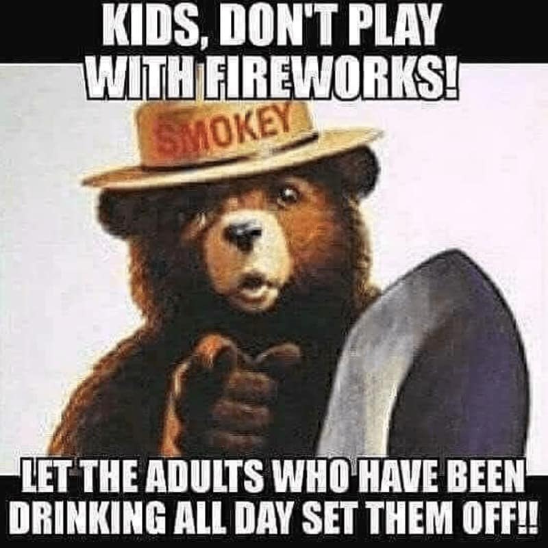 fireworks memes, Fourth of July memes, July 4th memes, Independence Day memes, fireworks fail memes, fireworks jokes, fireworks accident memes, scared pet memes, dog fireworks memes, cat fireworks memes