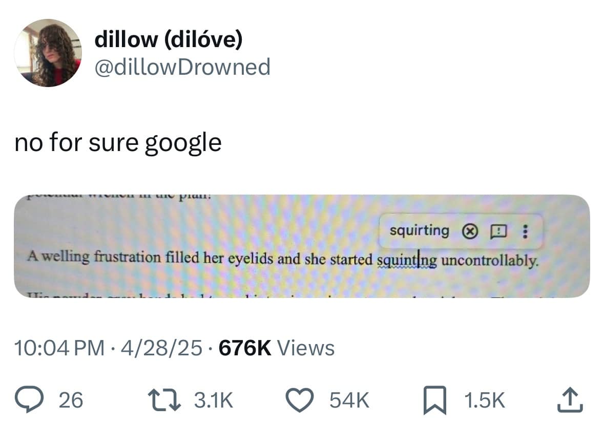 no for sure google
