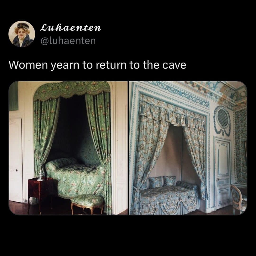 Women yearn to return to the cave
