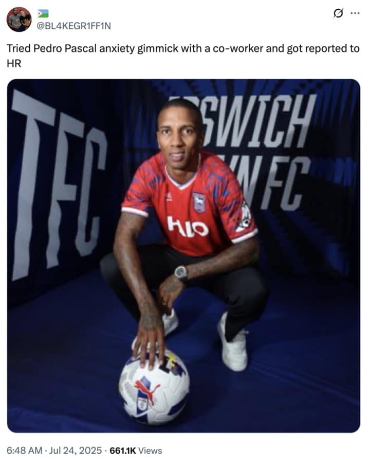 pedro pascal anxiety memes, hot girl anxiety memes, pedro pascal memes, anxiety memes, celebrity anxiety memes, social anxiety meme, Pedro Pascal press tour, Pedro Pascal Fantastic Four, Vanessa Kirby memes, standing on business memes, celebrity behavior memes, hot girl anxiety trend