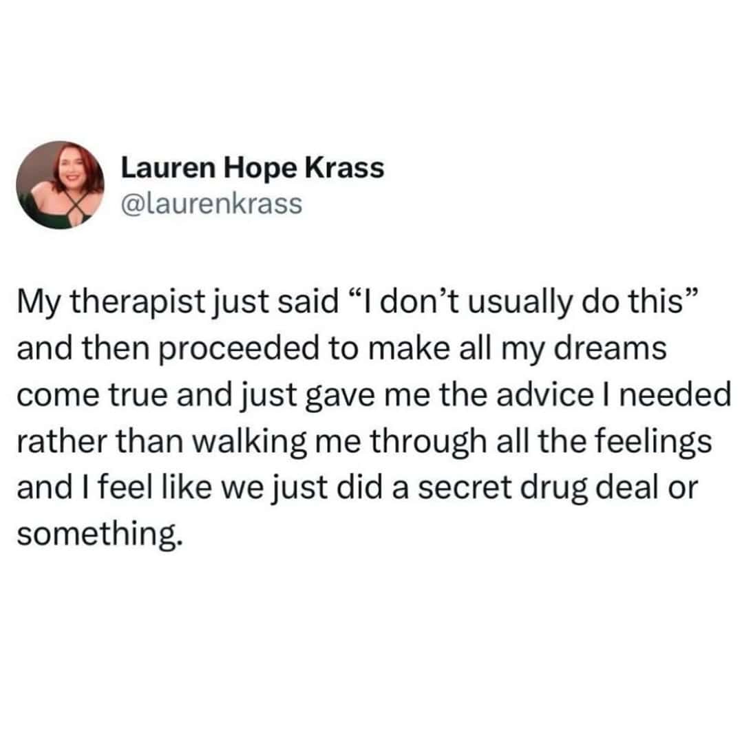 therapy memes, funny tweets about therapy, self-care memes, coping memes, group chat memes, funny tweets, therapy jokes, mental health jokes, trending memes, relatable memes, oversharing memes, therapist jokes, medication memes, viral posts, emotional health, therapy session memes, meme gallery, brain memes, stress memes