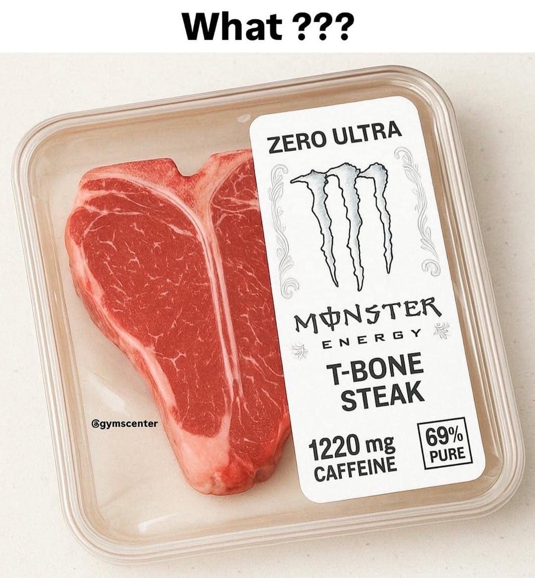 MONSTER ENERGY T-BONE STEAK