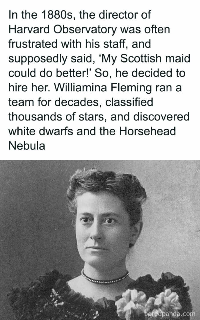 A positive post about the inspiring true story of pioneering astronomer Williamina Fleming.