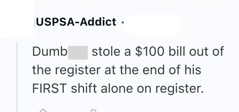 One of the dumbest reasons people got fired is the story of someone stealing a $100 bill on their first shift