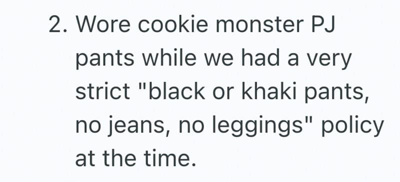 One of the dumbest reasons people got fired is for telling a customer to go somewhere else.