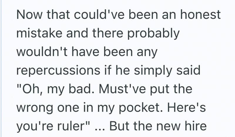 Part four of the dumbest reasons people got fired, where the new hire could have easily lied his way out of it.