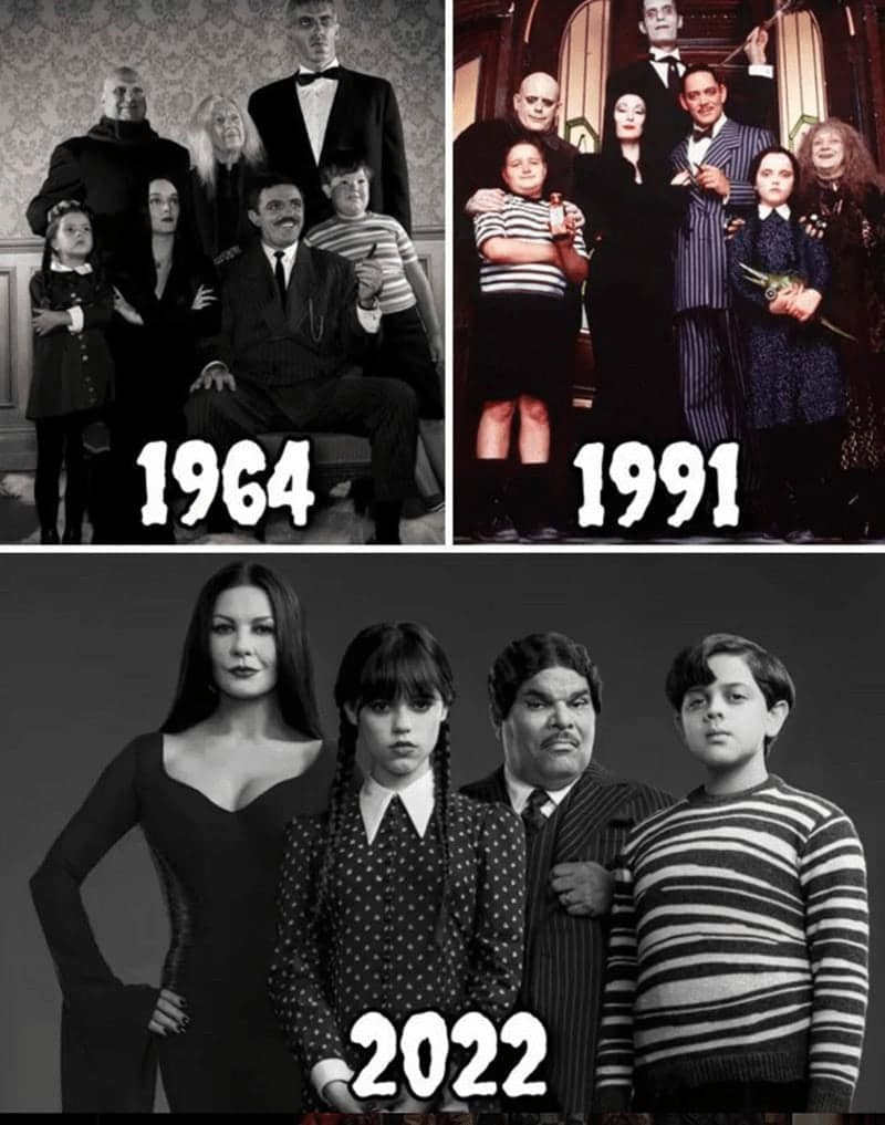 This meme uses two very different facial expressions from Jenna Ortega's Wednesday to highlight a strong preference for animals over humans. It’s one of the most popular Wednesday Addams memes for animal lovers.