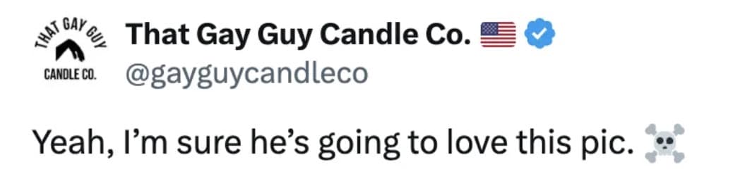 A sarcastic tweet predicting that Donald Trump would not love the unflattering Time Magazine photo.