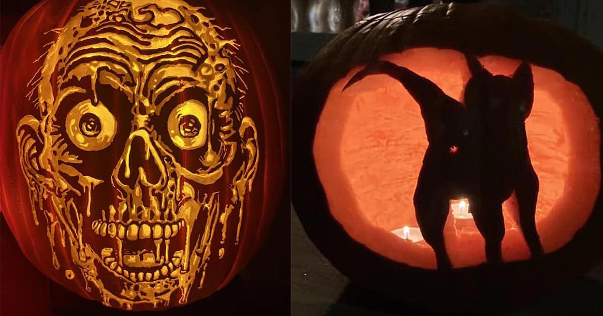 A gallery of amazing pumpkin carving ideas and creative jack-o'-lanterns for Halloween 2025 inspiration