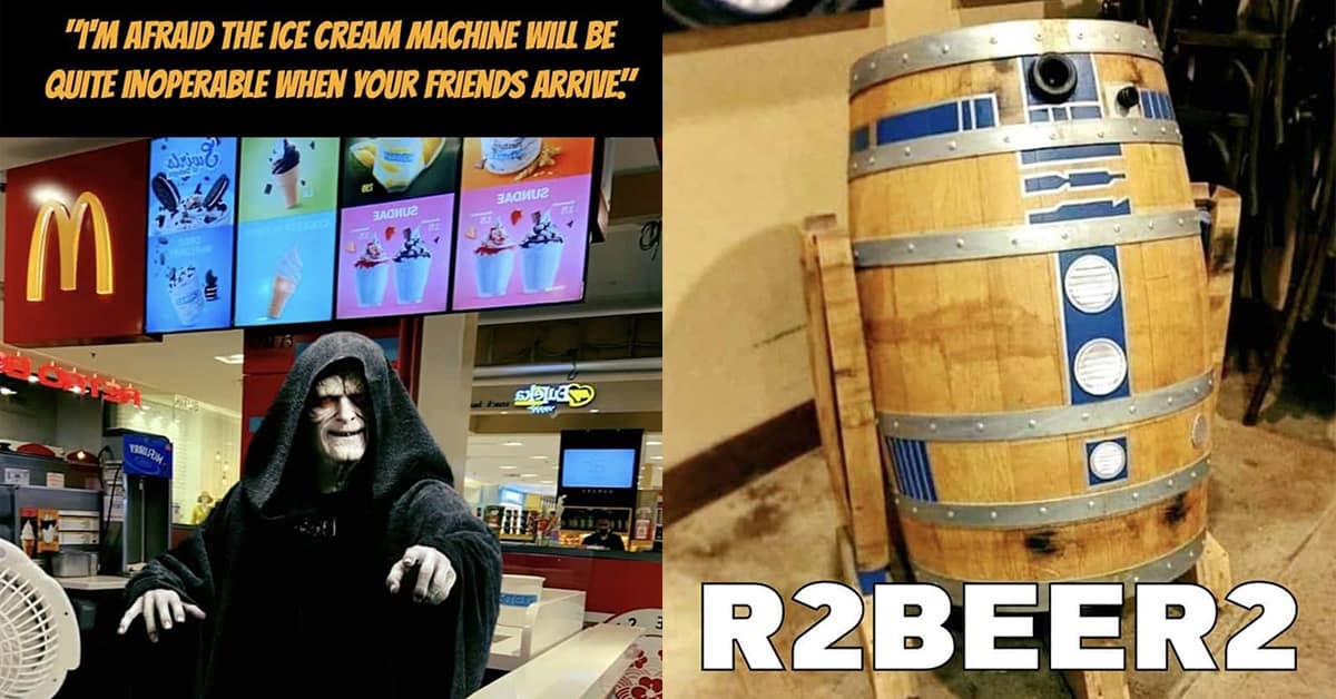 A collection of the funniest sci fi memes featuring Star Wars, Alien, Godzilla, and more.