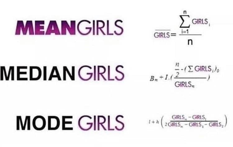 The iconic Mean Girls meme showing the scene where Cady tells Aaron it's October 3rd