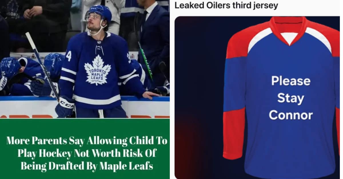 A gallery of the funniest NHL memes and hockey memes to get you hyped for the 2025-2026 season.