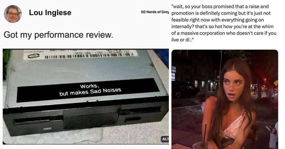 A gallery of the funniest and most relatable work memes and job memes to help you survive the Sunday scaries.