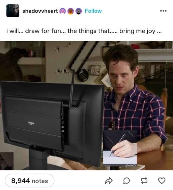 A classic meme from a viral tweet about "accidentally joining a cult" because the snacks were good.