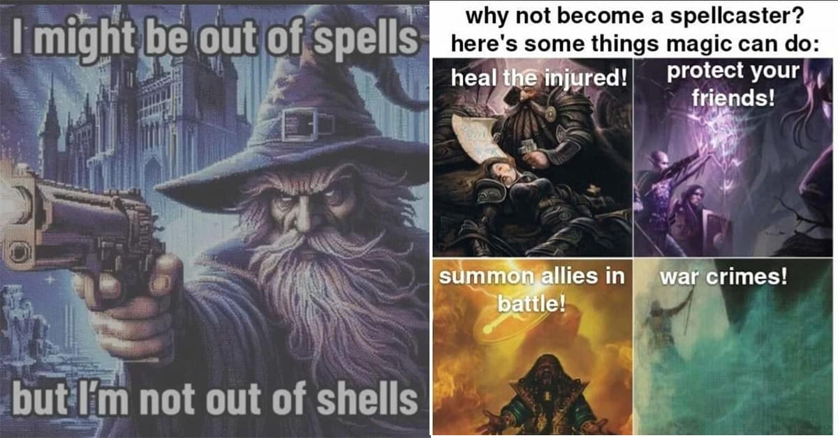 A collection of the best d&d meme content for Saturday game night.