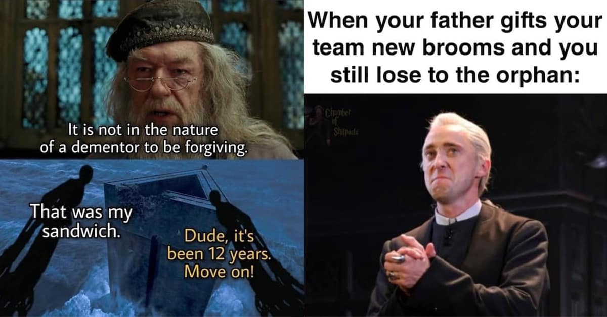 A collection of the best Harry potter meme content trending this Tuesday