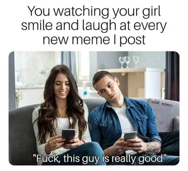 A hilarious meme of a classical painting captioned "Your secret is safe with me because I dissociate mid-conversation."