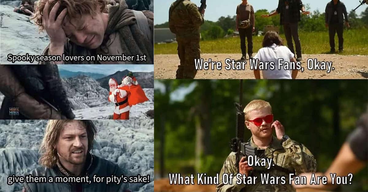 A gallery of the best sci-fi memes and funny nerd memes from movies and video games.