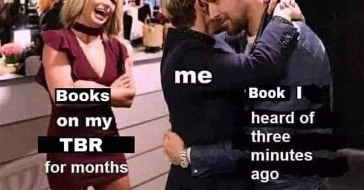 Collection of book meme images and literature meme compilations featuring bookstore shopping sprees and reader's block