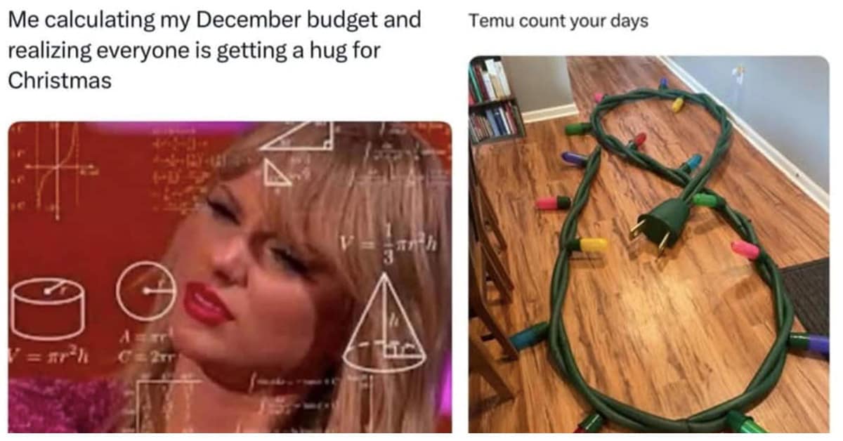 Collection of funny christmas meme images and xmas meme compilations featuring The Grinch and Taylor Swift