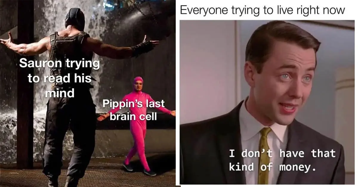 Collection of classic meme images and viral tweet compilations featuring distorted Friends characters and Morrowind graphics