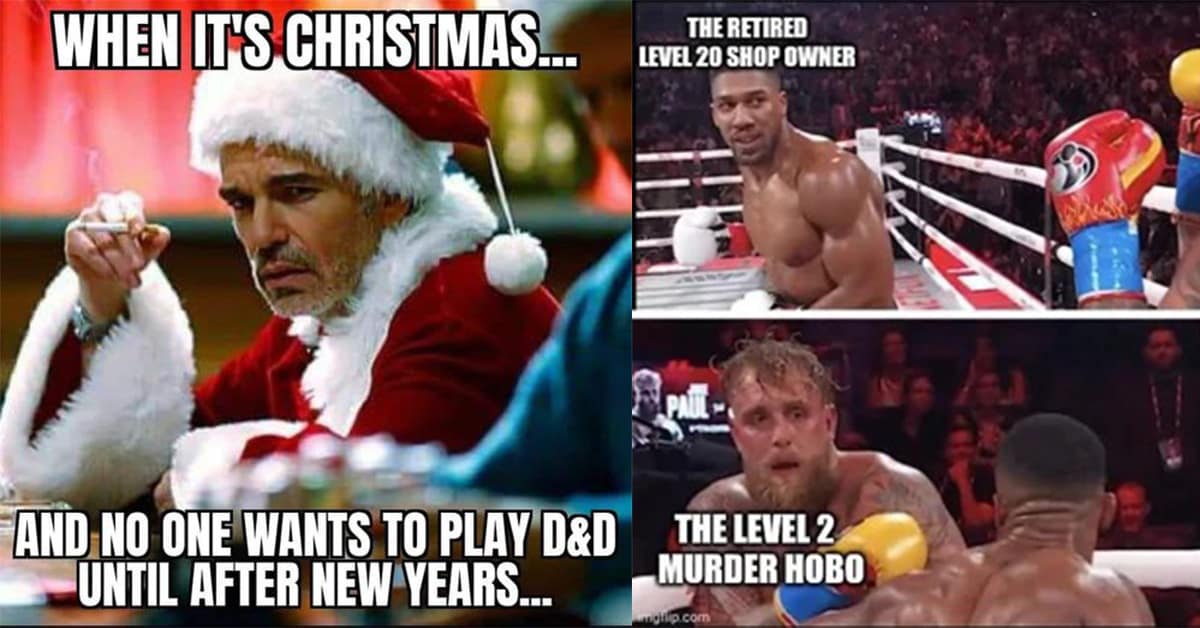 Collection of d&d meme images and dnd meme compilations featuring 1st edition wererats and natural 20 rules.