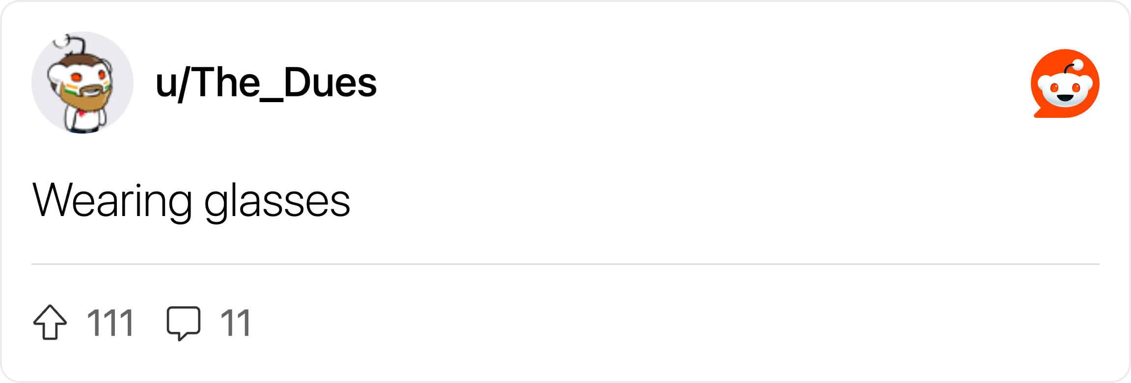 Reddit user mentioning wearing glasses as an insecurity women worry about.