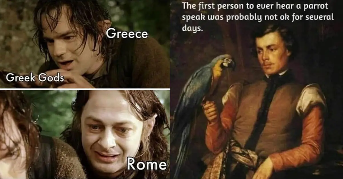 Collection of history meme images and historical meme compilations featuring Ancient Egypt cats and Roman toilets