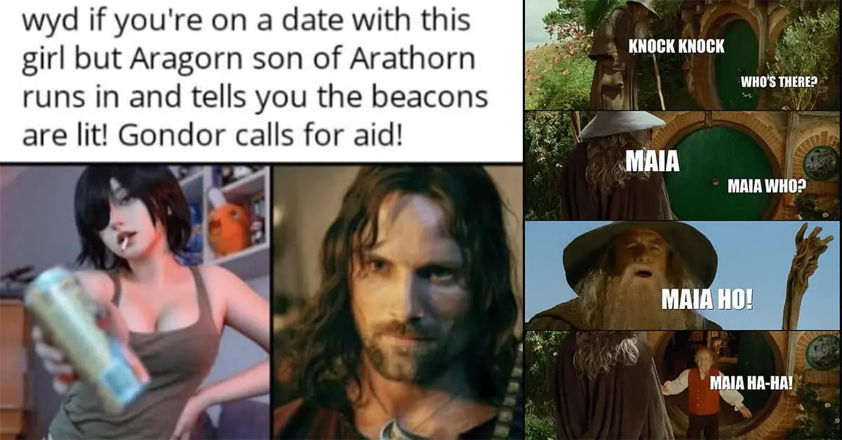 Collection of lord of the rings memes and lotr memes about Middle-earth.