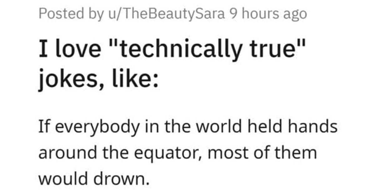 Collection of technically correct joke images and technically correct meme compilations featuring facts about Titanic pools and parachutes